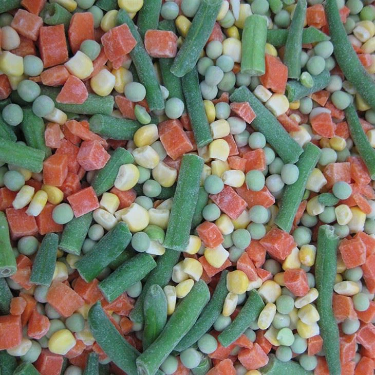 frozen mixed peas and beans